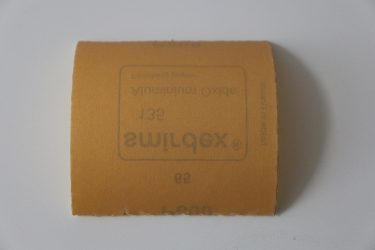 RADEX GOLD Brúsný papír na měkké podložce P800 1ks