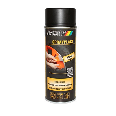 MOTIP Spray-plast černý matný 400ml