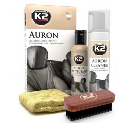 K2 Auron set na čistenie kože 200ml