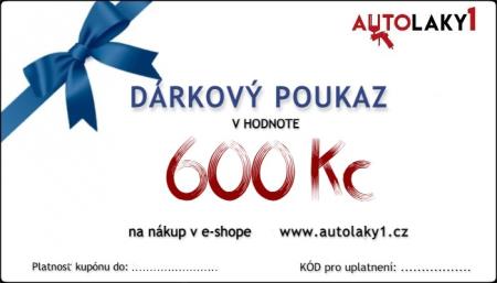 Dárkový poukaz 600 Kč