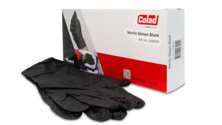 COLAD Jednorázové nitrilové rukavice XL - černé