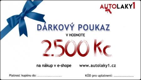 Dárkový poukaz 2500 Kč