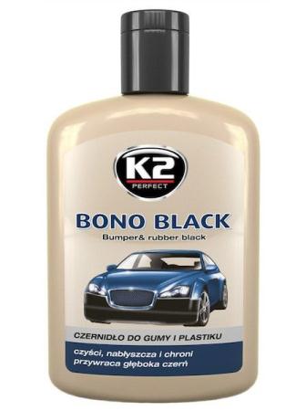 K2 Bono black obnovovač plastů černý 200ml