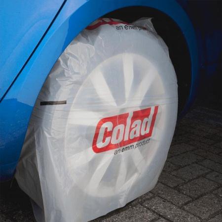 COLAD Jednorázová krycí fólie na pneumatiky 200ks