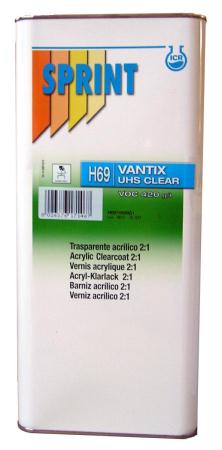 SPRINT H69 2K UHS VANTIX bezbarvý lak 5l + Tuz.