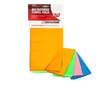 4CARS Čistící utěrky microfiber 4ks 30x30cm
