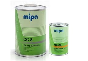 MIPA Bezbarvý lak 2K-HS CC8 2:1 1L + 0,5L tužidlo 