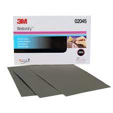 3M 02045 vodní i suchý brusný papír