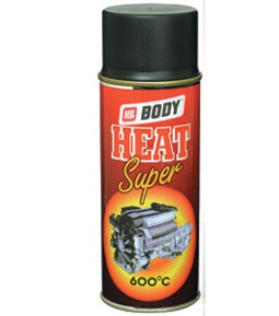 BODY Sprej na vysoké teploty černý matný 400ml